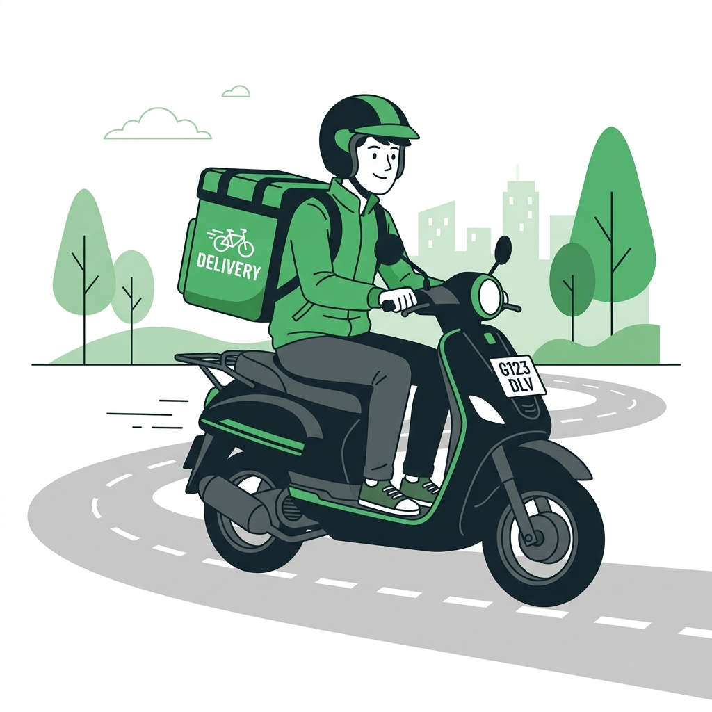 Wait for Delivery Illustration