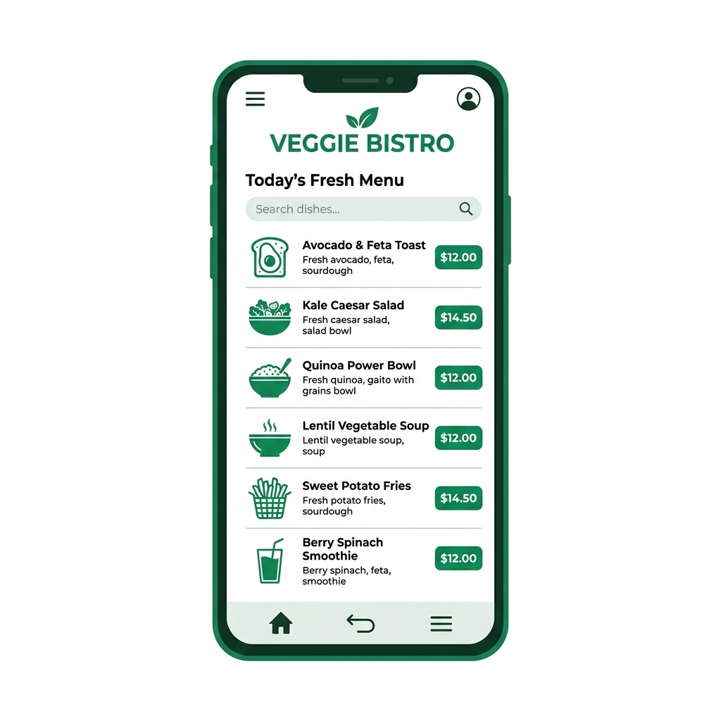 Select Menu Illustration